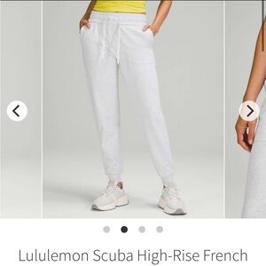 NWT Lululemon Scuba High-Rise French Terry Jogger